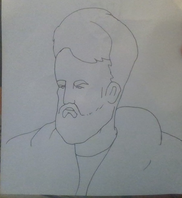 Portrait of the Baron in repose.